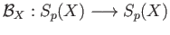 $ {\cal J}:S_p(X)\longrightarrow S_{p+1}(X)$