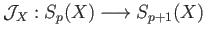 $ {\cal B}_{X}:S_p(X)\longrightarrow S_p(X)$