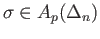 $ {\cal B}\iota_p = B\iota_p$