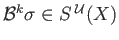 $ S_p^{\;{\cal U}}(X)$