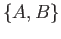 $ f:(U, V)\longrightarrow (A, B)$