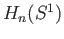 $\displaystyle H_1(S^1) \cong \mathbb{Z}.
$