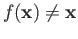 $ \{f({\bf x}), {\bf x}\}$