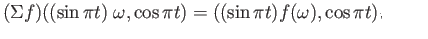 $ \Sigma f:S^n\longrightarrow S^n$