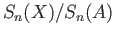 $ S_n(X, A)$