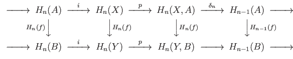 $ f:(X, A)\longrightarrow (Y, B)$