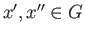 $ k = g(x^{\prime}) = g(x^{\prime\prime})$