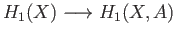 $ H_0(i):H_0(A)\longrightarrow H_0(M)$
