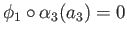 $ \beta_3\circ \eta(a_3) = 0$
