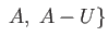 $ {\cal V} = \{$