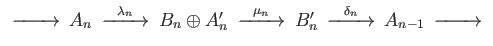$ \gamma_n:C_n\longrightarrow C_n^{\prime}$