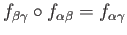$ \{f_{\alpha\beta}:G_{\alpha}\longrightarrow G_{\beta}\;/\; \alpha \leq \beta\}$