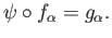 $ \psi : M\longrightarrow L$