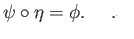 $ \psi:{\tilde G}/N\longrightarrow H$