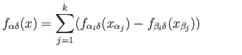 $ f_{\lambda\delta}$