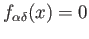 $\displaystyle f_{\alpha\delta}(x) = \sum_{j = 1}^k (f_{\alpha_i\delta}(x_{\alpha_j}) - f_{\beta_i\delta}(x_{\beta_j}))\eqno(40.10)
$