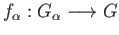 $ \{G_{\alpha}/\alpha\in \Lambda\}$