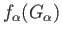 $ f_{\alpha}:G_{\alpha}\longrightarrow G$