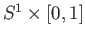 $ S^1 \times [0, 1]$