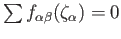 $\displaystyle 0 = \phi(\zeta^{\prime}) = (\phi\circ f_{\beta})\big(\sum f_{\alp...
...{\alpha})\big) =
\iota_{\beta}\big(\sum f_{\alpha\beta}(\zeta_{\alpha})\big)
$