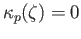 $\displaystyle f_p(\kappa_p(\zeta)) = 0
$