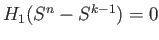 $ 1 = n-(k-1)-1$
