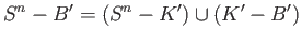 $ B^{\prime} = h(B)$
