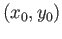$ (x_0, y_0)$