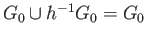 $ G_0\cup h^{-1}G_0 = G_0$
