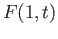 $\displaystyle F(1,t)$