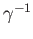 $ \gamma^{-1}$