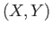 $ (X, Y)$