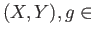 $ (X, Y), g\in$