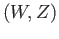 $ (W, Z)$