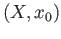 $ (X, x_0)$