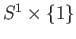 $ S^1 \times \{1\}$
