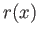 $ r(x)$