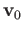 $ {\bf v}_0$