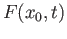 $ F(x_0, t)$