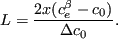 \begin{displaymath}
v = \frac{dx}{dt} = \frac{D}{( c_e^{\beta}-c_e^{\alpha})} \f...
...ta c_0)^2}{2 x ( c_e^{\beta}-c_e^{\alpha})(c_e^{\beta} - c_0)}
\end{displaymath}