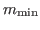 $m_{\rm {min}}$