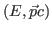 $(E,\vec pc)$