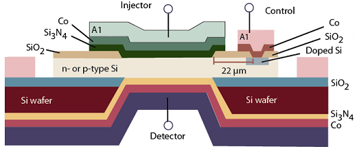 Figure 31.1: Schematic drawing of a silicon device [13].