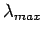 $ \lambda_{max}$