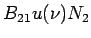 $ B_{21}u(\nu)N_2$
