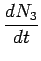 $\displaystyle \frac{dN_3}{dt}$
