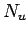 $\displaystyle N_u$