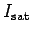 $ I_{\rm sat}$