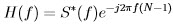h[n] = s [N - 1 - n]  n = 0, 1,...,N -  1  