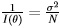 I(1θ)